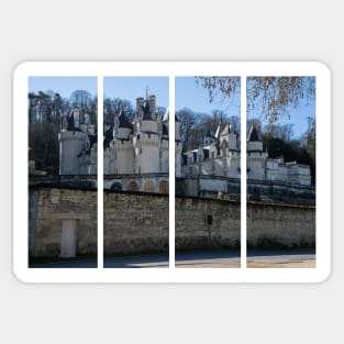 The Castel of Usse is a 15th-century castle in the Centre-Val de Loire. Sunny winter day Sticker